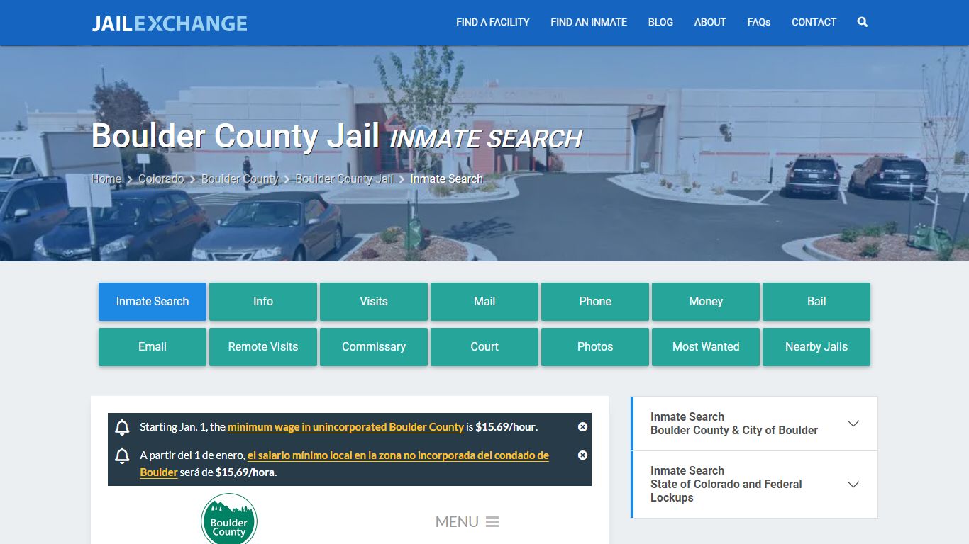 Inmate Search: Roster & Mugshots - Boulder County Jail, CO - Jail Exchange